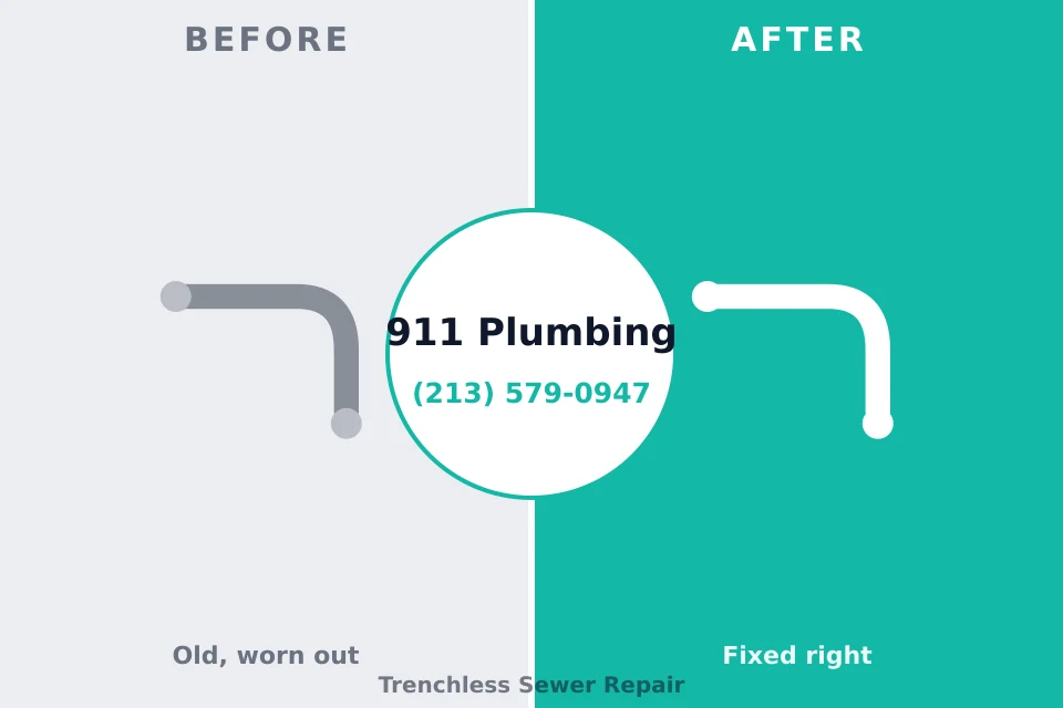 Before and after: plumbing company Bellingham, WA